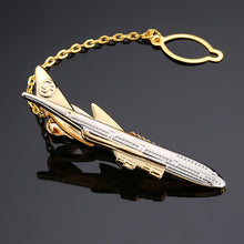 Load image into Gallery viewer, DY New and high quality laser engraving tie clip  fashion style  gold  silver and black men's business tie pin Free Delivery